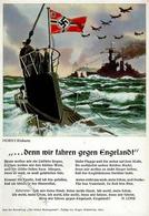 Propaganda WK II U-Boot Schiff .. Denn Wir Fahren Gegen Engeland WK II  I-II Bateaux Bateaux - Oorlog 1939-45