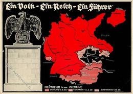 Propaganda WK II WK II Ein Volk Ein Reich Ein Führer Heimkehr In Das Altreich I-II (Eckbug) - Guerra 1939-45