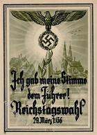 Propaganda WK II WK II Reichstagswahl I-II (Stauchung) - Oorlog 1939-45