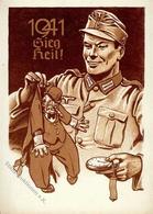 Propaganda WK II WK II Soldat Churchill I-II - Oorlog 1939-45