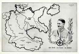 Propaganda WK II Zum Gedenken An Die Heimkehr Der Ostmark Ins Reich Hitler I-II - Weltkrieg 1939-45