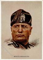 Mussolini WK II Sign. Hartmann, W. Künstler-Karte I-II - Guerra 1939-45
