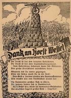 HORST WESSEL WK II - DANK An HORST WESSEL - SIEG HEIL! I - Weltkrieg 1939-45