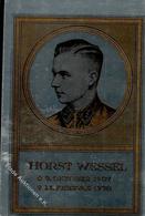 HORST WESSEL WK II - Seltene Staniol-Gedaächtniskarte 1930 I R! - War 1939-45