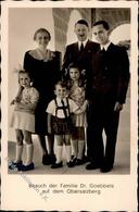 Hitler Goebbels U. Familie WK II PH 1140 Foto AK I-II - Guerra 1939-45