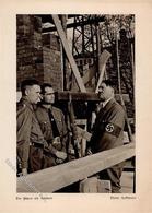 Hitler Mit Rudolf Heß Neubaubesichtigung Des Braunen Hauses I-II - War 1939-45