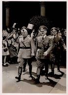 Hitler Mussolini WK II PH M 4 Foto AK I-II - Guerra 1939-45