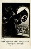 Propaganda WK II - DEUTSCHLAND ERWACHE! Sign. A.Reich 1932 I - War 1939-45