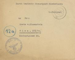 SS Feldpost WK II Konzentrationslager Kl. Herzogenbuch Niederlande I-II R! - Weltkrieg 1939-45