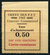 FRANCE TIMBRE DE GREVE CORSE-CONTINENT N°15 ** (numéro Maury) - Sellos