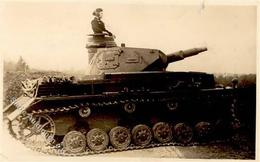 Panzer (WK II) Foto AK I-II Réservoir - Oorlog 1939-45