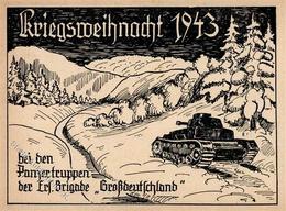 KRIEGSWEIHNACHT WK II - Weihnacht 1943 Bei D. PANZERTRUPPEN Brigade GROßDEUTSCHLAND" (SS) I-II" - Guerra 1939-45