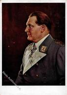 Göring Mit Unterschrift WK II Sign. Lehmann, Hugo Künstler-Karte I-II - Guerra 1939-45