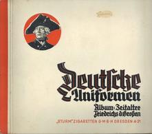 Sammelbild-Album Deutsche Uniformen Zeitalter Friedrich Des Großen Sturm Zigaretten Dresden 1932 Kompl. II (fleckig) - Guerra 1939-45