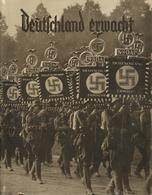 Sammelbild-Album Deutschland Erwacht Werden Kampf Und Sieg Der NSDAP 1. Auflage Mit Ernst Röhm Zigaretten Bilderdienst A - War 1939-45