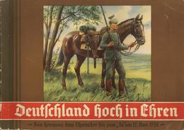 Sammelbild-Album Deutschland Hoch In Ehren Martin Brinkmann Zigarettenfabrik Bilder Kompl. II (altersbedingete Gebrauchs - Oorlog 1939-45