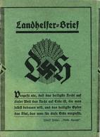 WK II Dokumente Landhelfer Brief Mehrseitig 1934/35 Div. Einträge Stempel Und Lichtbild I-II - Oorlog 1939-45