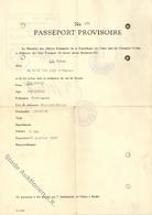 WK II Dokumente Provisorischer Pass, Aufenthaltsgenehmigung Shanghai/China - Berlin I-II R! - Oorlog 1939-45