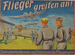 WK II Flieger Griefen An Das Unterhaltsame Und Belehrende Fliegerspiel II (altersbedingete Gebrauchsspuren, 2 Spielstein - Guerra 1939-45