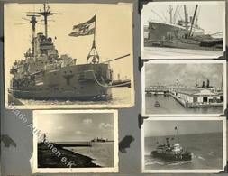 WK II Fotoalbum Mit über 100 Fotos,meist Privateaufnahmen, Darunter Einige Wenige HJ Etc. I-II - Guerra 1939-45