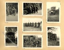 WK II Fotoalbum Mit über 80 Fotos, Viel Mit Technik, Motorräder Etc. I-II - Oorlog 1939-45