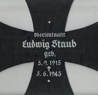 WK II Gedenkkreuz Holz In Form Vom Eisernen Kreuz 1943 I-II - Oorlog 1939-45