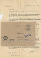 WK II NSDAP Kreisleiter Kuner Brief An Einne Tapferen Soldaten, Der Ihn Nicht Mehr Erreicht Hat, Da Bereits Gefallen II  - Oorlog 1939-45