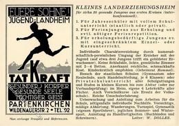 WK II Partenkirchen (8100) Jugend Landheim Tatkraft Künstlerkarte I-II - Oorlog 1939-45