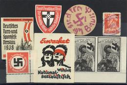 WK II Vignette 8 Stück Auf Steckkarte I-II - Guerra 1939-45