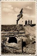 WK II WK II Westplatte Reichskriegsflagge  Foto AK I-II - Oorlog 1939-45