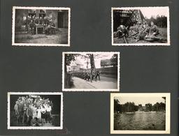 WK II Wolfsburg (3180) Und Umgebung Album Mit über 200 Fotos Privat Und Militär Ca. 1938 I-II - Guerra 1939-45