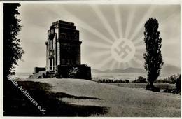 Aufgehende Sonne WK II - Heilgruß Aus LANDAU,Pfalz Bismarckdenkmal I - Weltkrieg 1939-45