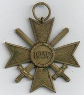 WK II Orden Kriegsverdienstkreuz Mit Schwertern I-II - War 1939-45