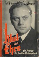 Buch WK II Blut Und Ehre Rosenberg, Alfred 1936 Zentralverlag Der NSDAP Franz Eher Nachf. 381 Seiten Schutzumschlag II - Weltkrieg 1939-45