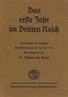 Buch WK II Das Erste Jahr Im Dritten Reich Leers, Johann V. 1934 Verlag Georg Kallmeyer 59 Seiten Viele Abbildungen II - War 1939-45