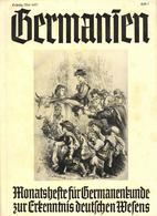 Buch WK II Germanien Monatshefte Für Germanenkunde Zur Erkenntnis Deutschen Wesens Lot Mit 4 Heften Mai - Aug. 1937 Verl - Oorlog 1939-45