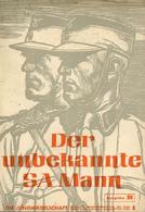 Buch WK II HJ Der Unbekannte SA Mann Hrsg. Reichsjugendführung Der NSDAP 1938 II  (altersbedingete Gebrauchsspuren) - Guerra 1939-45