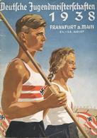 Buch WK II HJ Programmheft Deutsche Jugendmeisterschaften 1938 Frankfurt 24 Seiten Viele Abbildungen II - Oorlog 1939-45
