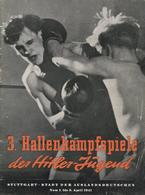 Buch WK II HJ Programmheft III. Hallenkampfspiele Der Hitler-Jugend Stuttgart 27 Seiten Viele Abbildungen II - Oorlog 1939-45