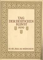 Buch WK II Tag Der Deutschen Kunst 1939 Programmheft 42 Seiten II - Oorlog 1939-45