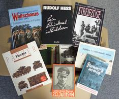 Buch WK II Umzugskiste Mit Büchern Meist 3. Reich Nachkriegsausgaben II - Guerra 1939-45
