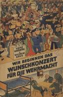 Buch WK II Wir Beginnen Das Wunschkonzert Für Die Wehrmacht Goedecke, Heinz U. Krug, Wilhelm 1940 Nibelungen Verlag 225  - Guerra 1939-45