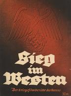 Buch WK II Zeitschrift Krieg Im Westen Der Kriegsfilmbericht Des Heeres Hrsg. Pressegruppe Des Heeres Deutscher Verlag S - Guerra 1939-45