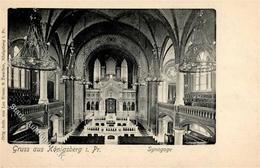 Synagoge KÖNIGSBERG,Ostpr. - Inneres Der Synagoge I-II Selten! Synagogue - Giudaismo