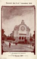 Synagoge LAUSANNE - Einweihung November 1910, Beschrieben, Ecke Gestoßen Synagogue - Jodendom