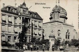 Synagoge Pforzheim (7530) Litfaßsäule 1911 I-II Synagogue - Jodendom