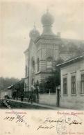 Synagoge Ujpeströl Ungarn 1899 I-II (fleckig) Synagogue - Jodendom