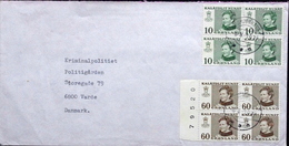Greenland  1977 Letter From The Police In Greenland Jakobshavn  To The Police In Varde Denmark   ( Lot 4469 ) - Storia Postale