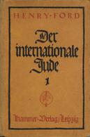 Judaika Buch Der Internationale Jude Band 1 U. 2 Ford, Henry 1922 Hammer Verlag Ges. 374 Seiten II (Einband Beschädigt,  - Jodendom