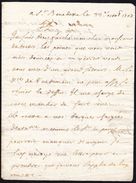 1703. ITALIE. GUERRE SUCCESSION D'ESPAGNE. LETTRE ST. BENEDECTE. LONGUE LETTRE. BAPTISTE-LOUIS PICON ANDREZEL. - Army Postmarks (before 1900)